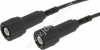 7050-IEC-50-100-SW Kabel koncentryczny 1,0m, 2x wtyk BNC 50Ohm, czarny, ELECTRO-PJP, 7050IEC50100SW